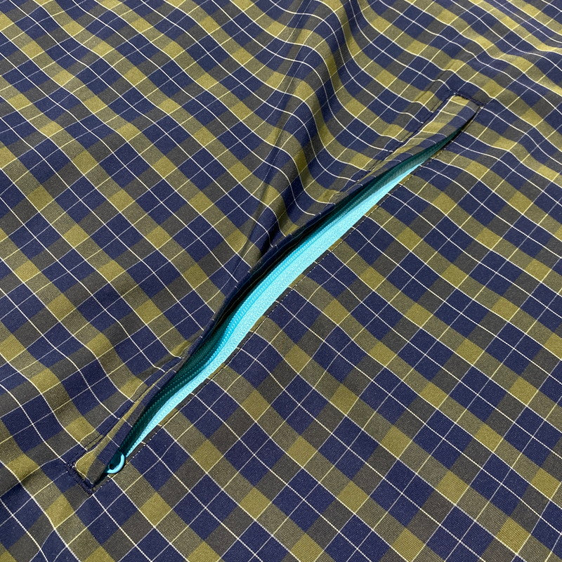 【中古品】【メンズ】 SUPREME シュプリーム 25AW PLAID TRACK JACKET プレイド トラックジャケット ライトアウター 149-260831-yo-11-tei サイズ:XXL カラー:ネイビー/オリーブグリーン 万代Net店