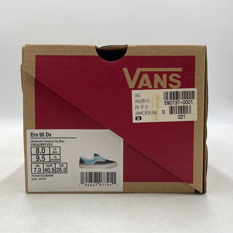 【中古品】【メンズ】 VANS バンズ ANAHEAM FACTORY COLLECTION ERA VN0A2RR1VPJ アナハイム ファクトリー コレクション エラ スニーカー 靴 シューズ 162-260905-yo-10-teih サイズ:26cm カラー:ブラック/アクア 万代Net店