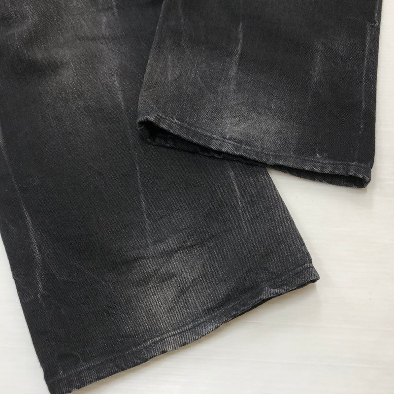 【中古品】【メンズ】 SUPREME シュプリーム 25SS DISTRESSED LOOSE FIT SELVEDGE JEAN WASHED BLACK 2025年春夏 ディストレスト ルーズ フィット セルビッジ ジーン ウォッシュド ブラック ボトムス 149-260909-sa-14-teih サイズ:30 カラー:レッド 万代Net店