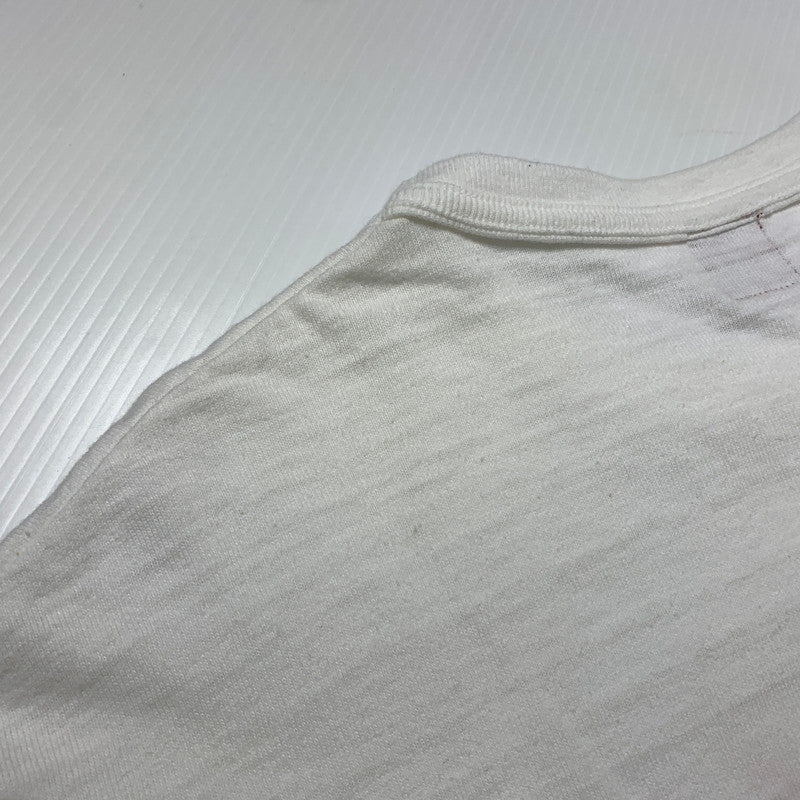 【中古品】【メンズ】 HUMAN MADE ヒューマンメイド × KAWS カウズ 別注 コラボ 23AW MADE GRAPHIC T-SHIRT メイド グラフィック Tシャツ 半袖 トップス 142-260909-ko-03-teih サイズ:L カラー:ホワイト 万代Net店
