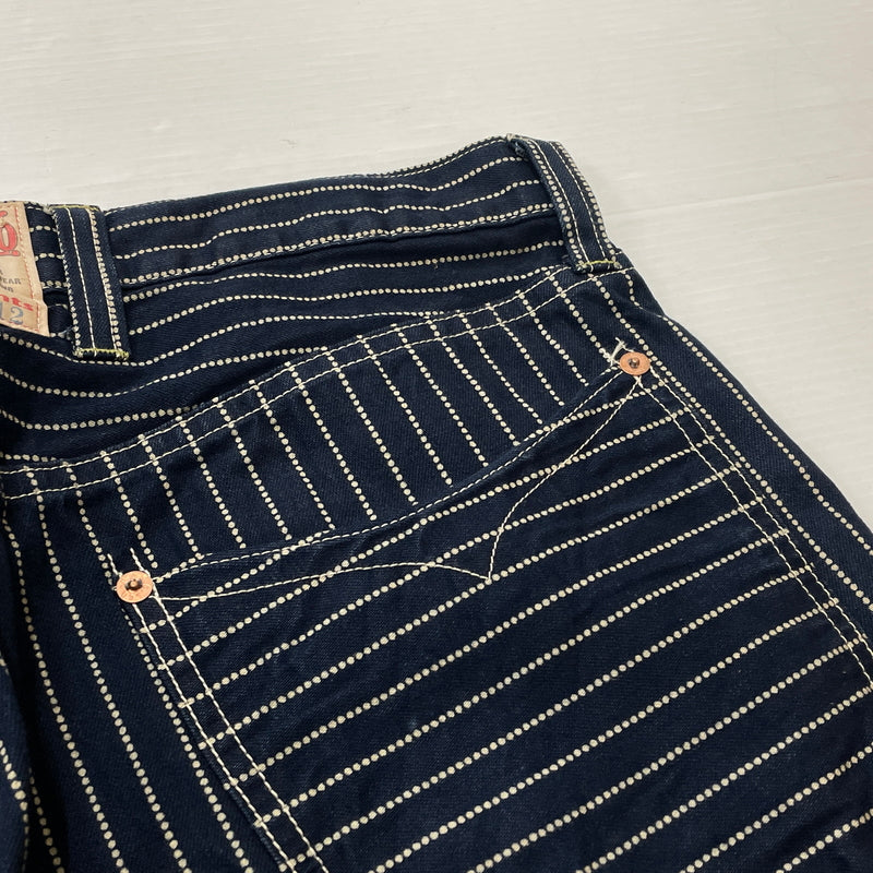 【中古品】【メンズ】 SUGARCANE シュガーケーン WABASH STRIPE PANTS LOT054 ウォバッシュ ストライプ パンツ ボトムス 短パン 156-260913-sa-17-teih サイズ:34 カラー:ストライプ 万代Net店
