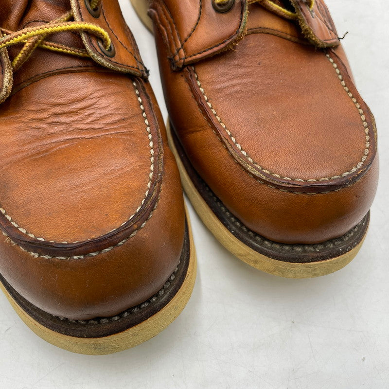 【現状渡し品】【メンズ】 RED WING レッドウィング 6-INCH CLASSIC MOC 875 6インチ クラシック モック ブーツ 靴 164-260924-yo-10-teih サイズ:26cm カラー:ブラウン 万代Net店