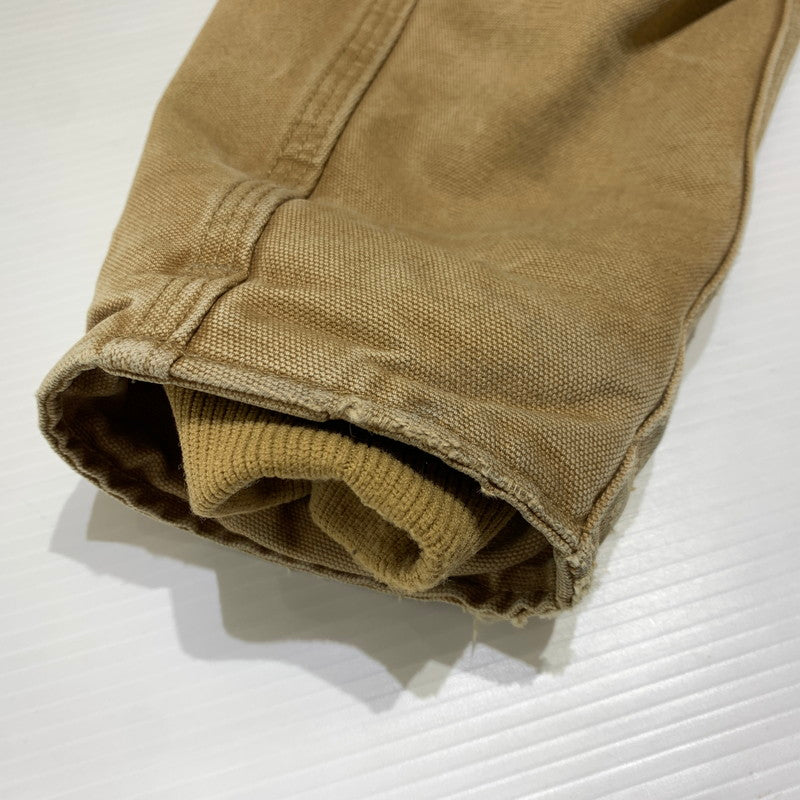 【現状渡し品】【レディース】 Carhartt カーハート DUCK CANVAS BOMBER JACKET WC028 ダックキャンバス ボンバージャケット アウター ワークジャケット 145-260923-ko-14-teih サイズ:L カラー:キャメル 万代Net店