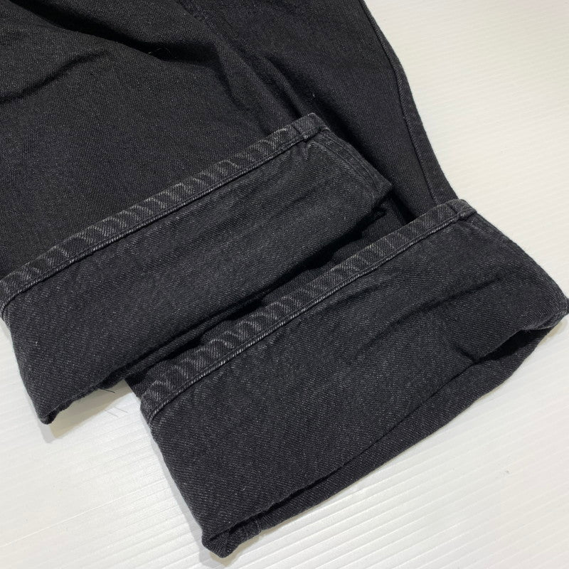 【中古品】【メンズ】 COMOLI コモリ 22AW BELTTED DENIM PANTS W03-03001 ベルテッド デニムパンツ ボトムス ジーンズ 151-260923-ko-23-teih サイズ:3 カラー:ブラック 万代Net店