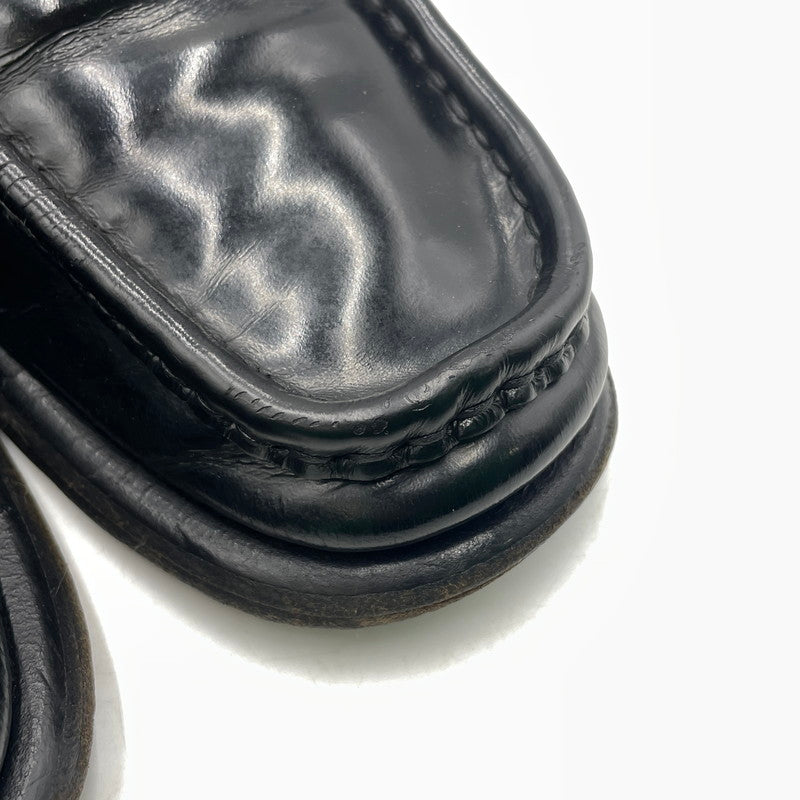 【現状渡し品】【メンズ】 GUCCI グッチ 11002 スクエアトゥ シェリーライン ホースビット ローファー 靴 シューズ 183-260926-yo-01-teih サイズ:42E カラー:ブラック 万代Net店