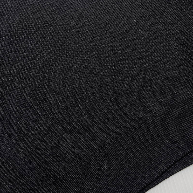 【中古品】【メンズ】 BROOKS BROTHERS ブルックスブラザーズ HALF BUTTON KNIT ハーフ ボタン ニット 長袖 トップス 145-261005-yo-14-teih サイズ:M カラー:ブラック 万代Net店