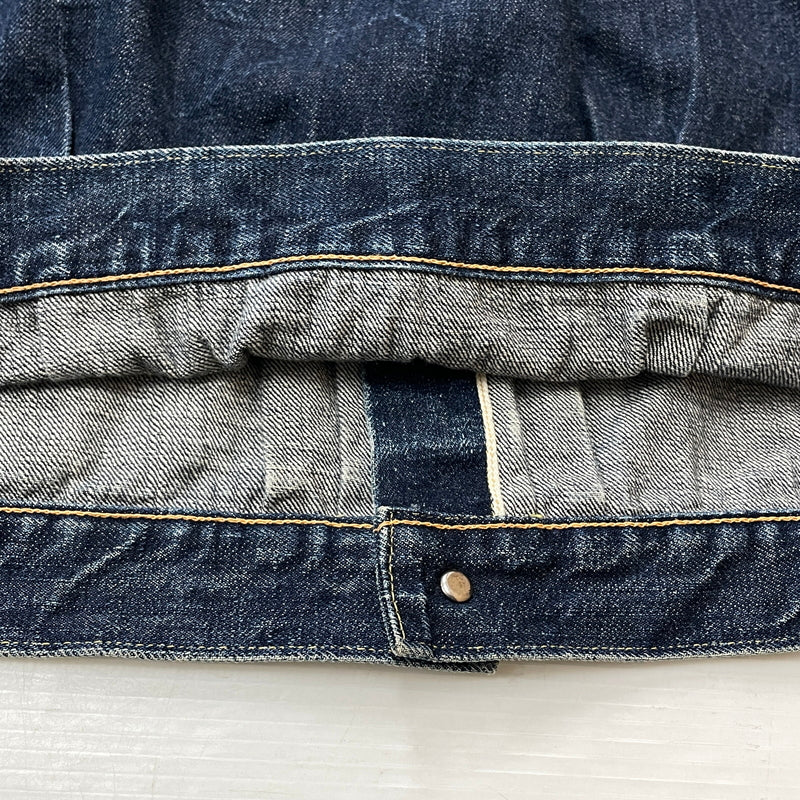 【中古品】【メンズ】 WARE HOUSE ウェア ハウス DOWN POCKET DENIM JACKET LOT 2001XX ダウン ポケット デニム ジャケット アウター 1946大戦モデル 145-261006-sa-01-fuzh サイズ:38 カラー:インディゴ 万代Net店
