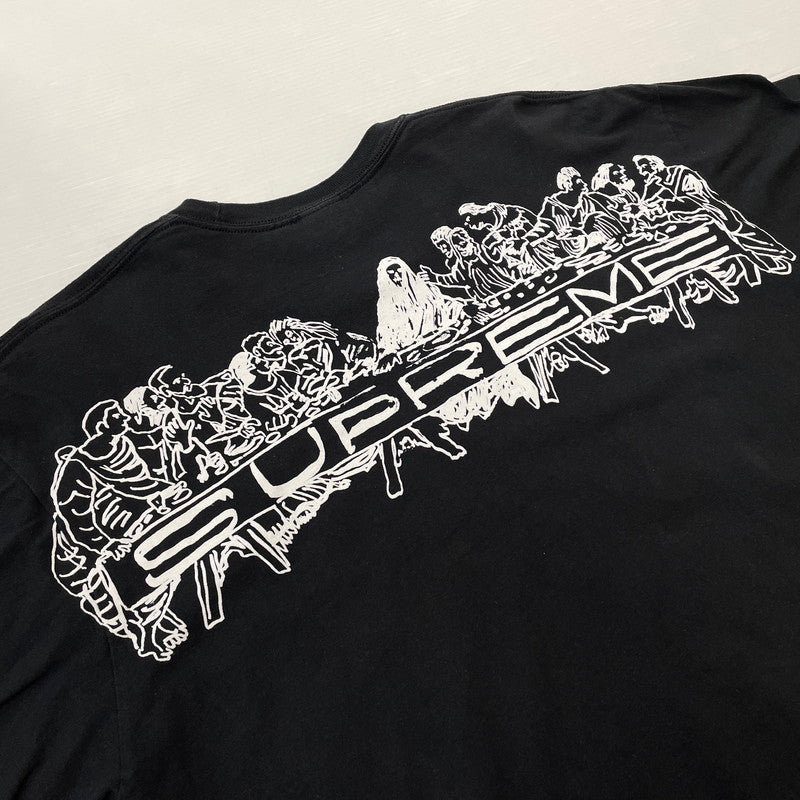 【中古品】【メンズ】 Supreme シュプリーム 26SS SUPPER S/S TEE サパー ショートスリーブTシャツ 半袖トップス 149-261014-ss-02-teih サイズ:XL カラー:ブラック 万代Net店