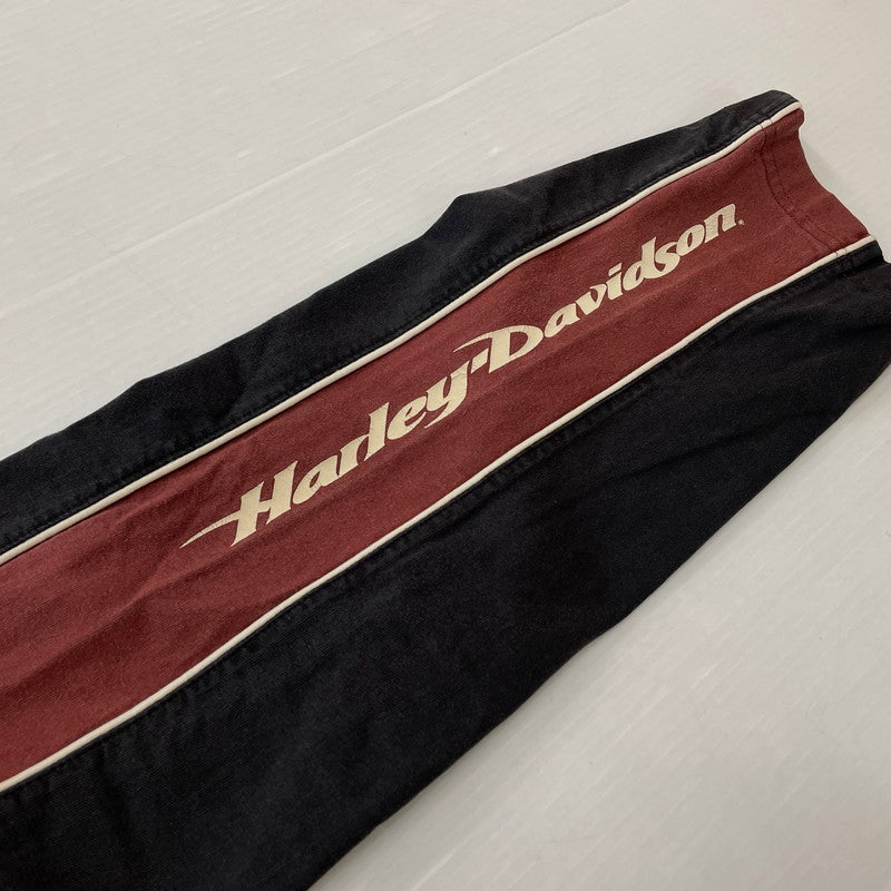 【中古品】【メンズ】 Harley-Davidson ハーレーダビッドソン RAGLAN L/S TEE ラグラン ロングスリーブTシャツ 長袖トップス 145-261014-ss-04-teih サイズ:2XL カラー:ブラウン系 万代Net店
