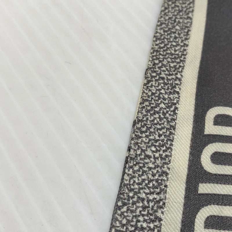 【現状渡し品】【レディース】 CHRISTIAN DIOR クリスチャンディオール OBLIQUE MITZAH SCARF 15D0B106I600 オブリーク ミッツァ スカーフ アクセサリー シルク 182-261016-ko-16-teih カラー:グレー 万代Net店