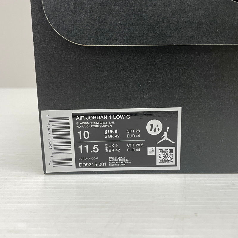 【中古品】【メンズ】 NIKE ナイキ AIR JORDAN 1 LOW GOLF "SHADOW" DD9315-001 エアジョーダン1 ロー ゴルフ シャドウ スニーカー 靴 シューズ 160-261029-yo-03-teih サイズ:28cm カラー:ブラック/グレー 万代Net店