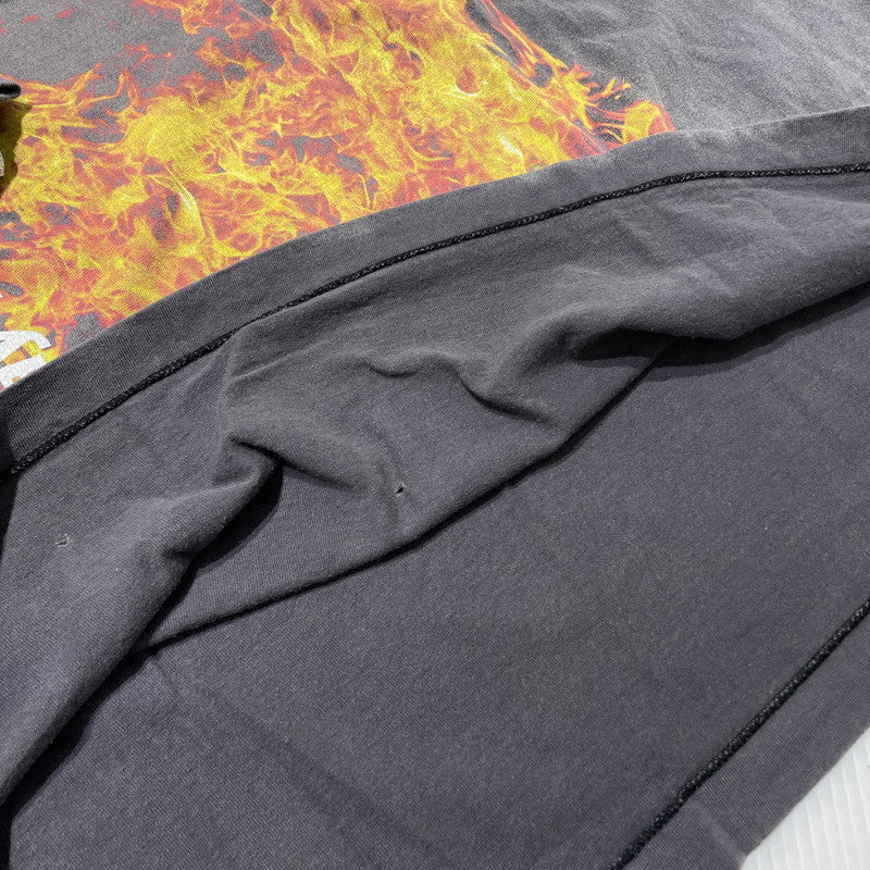 【中古品】【メンズ】 SAINT MICHAEL セントマイケル × PTP ペイマネートゥマイペイン 別注コラボ 24SS PTP L/S TEE SR TO SM-YS8-0000-C50 ロングスリーブ Tシャツ 長袖 トップス 142-261014-yo-23-teih サイズ:XXL カラー:ブラック 万代Net店