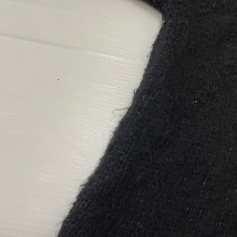 【現状渡し品】【メンズ】 ASKYURSELF BRUSHED CROSS KNIT アスクユアセル ブラッシュド クロス ニット 長袖 トップス 142-261015-sa-18-teih サイズ:XL カラー:ブラック 万代Net店