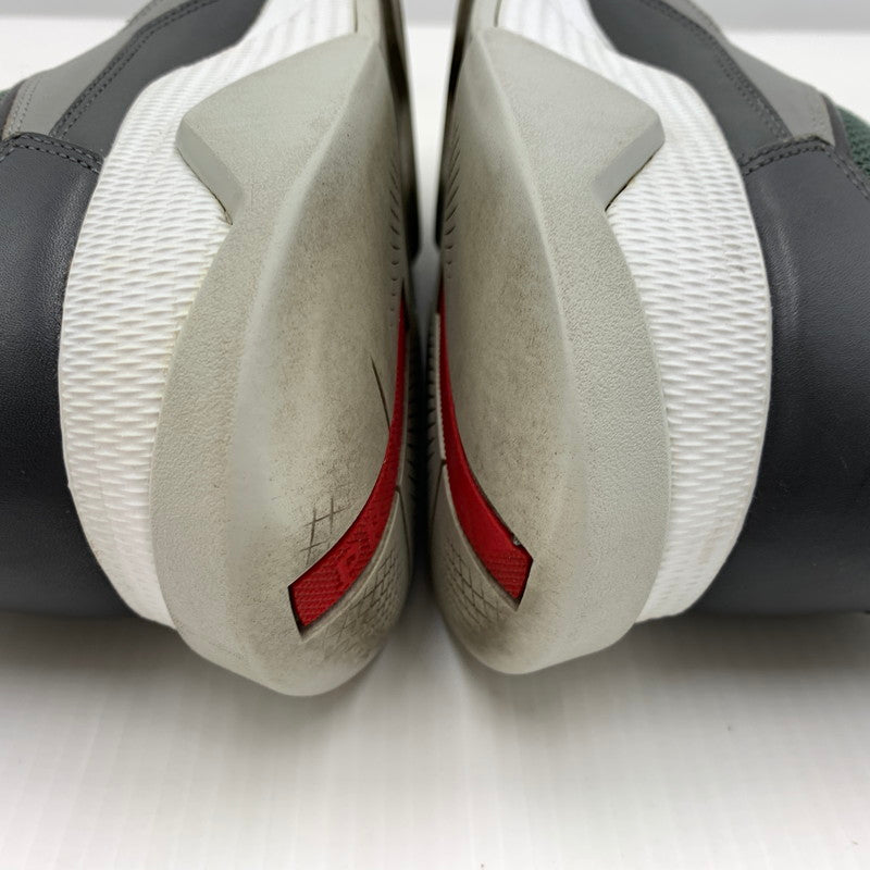 【中古品】【メンズ】 PRADA プラダ LEATHER SNEAKERS 4E2816 レザー スニーカー 靴 プラダスポーツ シューズ 162-261023-ko-03-teih サイズ:7 カラー:グリーン系 万代Net店