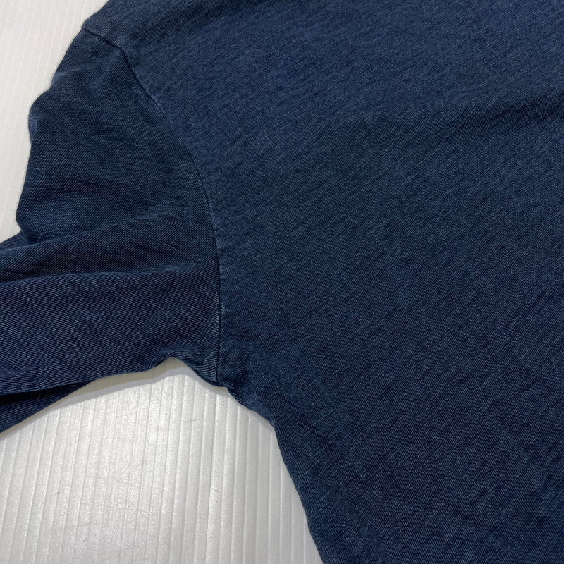 【中古品】【メンズ】 RRL ダブルアールエル INDIGO DYE COTTON L/S TEE インディゴ ダイ コットン ロングスリーブ Tシャツ 長袖 トップス 145-261020-yo-05-teih サイズ:S カラー:インディゴ 万代Net店