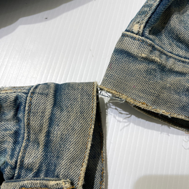 【中古品】【メンズ】 Levi's リーバイス 70~80's DENIM BOA JACKET VINTAGE 70~80年代 デニム ボア ジャケット アウター ヴィンテージ 145-261020-yo-10-teih サイズ:48 カラー:ライトブルー 万代Net店