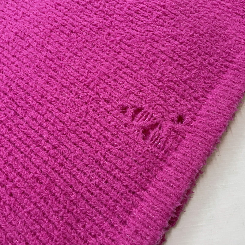 【中古品】【メンズ】 DOUBLET ダブレット 23AW FLEECE KNIT VEST 23AW55KN135 フリース ニットベスト ライトアウター 140-261027-yo-01-teih サイズ:S カラー:ネオンピンク 万代Net店