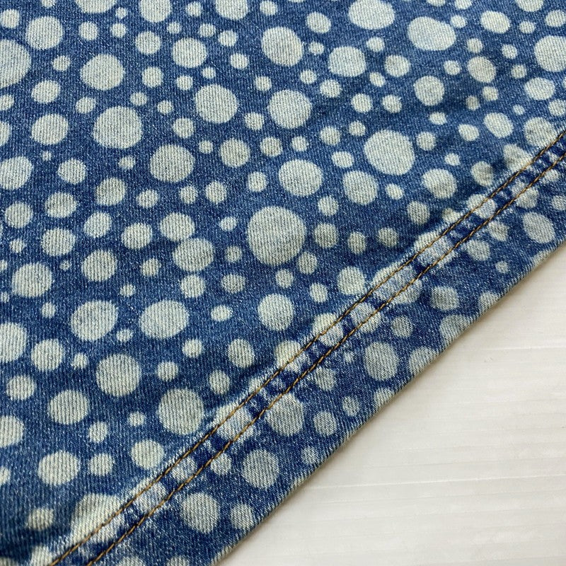 【中古品】【メンズ】 LOUIS VUITTON ルイ・ヴィトン × YAYOI KUSAMA 草間彌生 別注コラボ INFINITY DOT DENIM SHIRTS RM232H YN4 HOS33W インフィニティドット デニムシャツ 半袖 トップス 179-261027-yo-19-teih サイズ:4L カラー:総柄 万代Net店