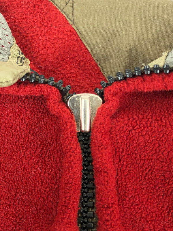 【現状渡し品】【メンズ】 TOMMY HILFIGER トミーヒルフィガー FLEECE JACKET フリースジャケット ライトアウター 146-230512-mo-16-tag サイズ:XL カラー:レッド 万代Net店
