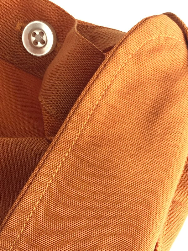 【現状渡し品】【メンズ】 WACKO MARIA ワコマリア 23NEW YEARS SPECIAL 50'S OPEN COLLAR SHIRT GUILTY PARTIES オープンカラーシャツ 長袖シャツ 142-230626-kk-05-tag サイズ:L カラー:オレンジ 万代Net店