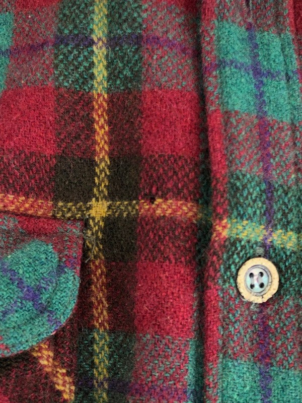 【中古品】【メンズ】 L/S FLANNEL CHECK SHIRT VINTAGE ロングスリーブ フランネル チェックシャツ 長袖シャツ 145-240202-kk-10-tag サイズ:3L カラー:マルチカラー 万代Net店
