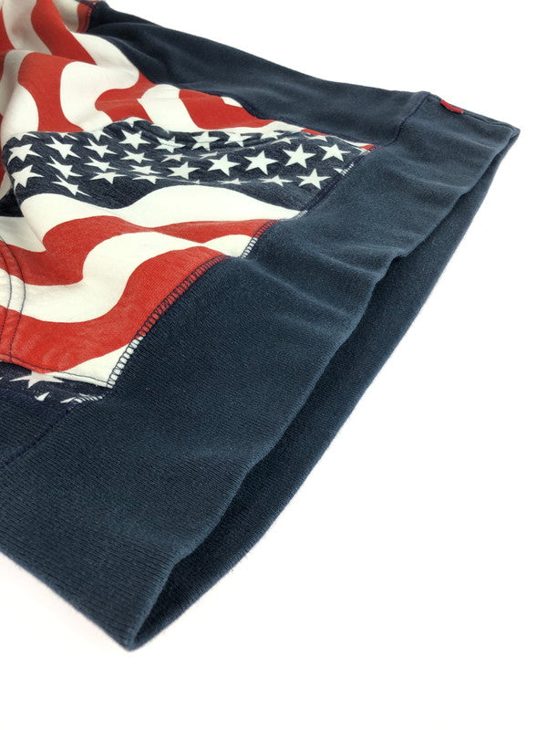 【現状渡し品】【メンズ】 Supreme シュプリーム 14FW BOX LOGO HOODED SWEATSHIRT AMERICAN FLAG ボックス ロゴ フーデッド スウェットシャツ 149-251123-rt-18-tag サイズ:S カラー:マルチカラー 万代Net店