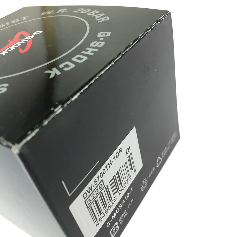 【中古美品】【メンズ】 G-SHOCK ジーショック 5700 SERIES DW-5700TH-1DR デジタル クォーツ 腕時計 196-260617-rt-06-tagh カラー:ブラック 万代Net店