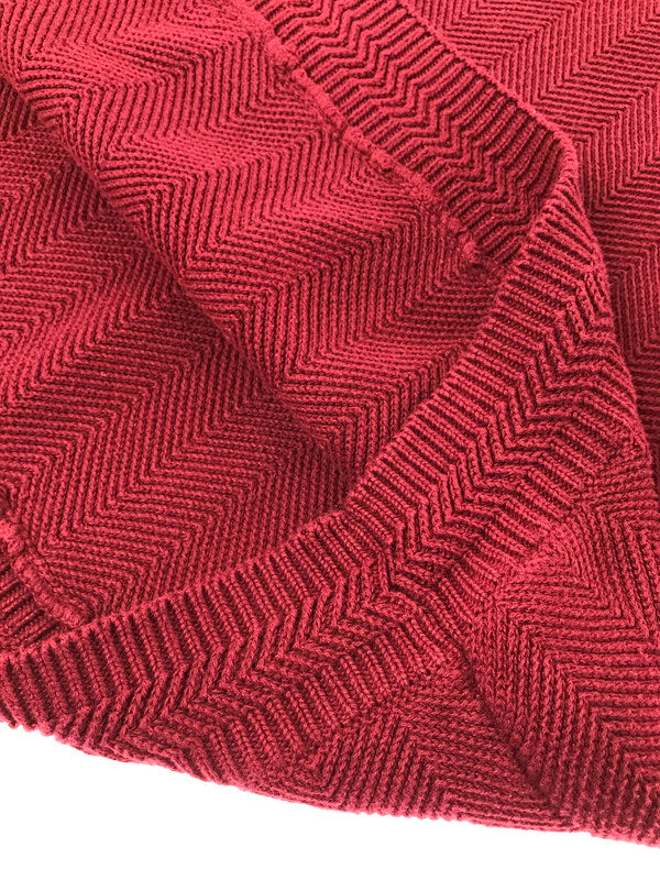 【中古品】【メンズ】 CHAPS チャプス CREW NECK KNIT クルー ネック ニット トップス 146-260820-rt-05-tag サイズ:XL カラー:レッド 万代Net店