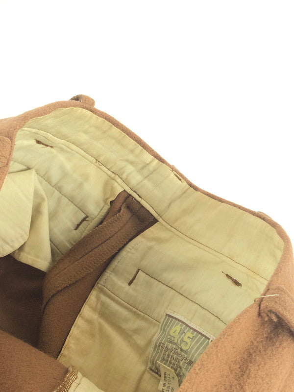 【現状渡し品】【メンズ】 WOOL PANTS ウール パンツ ボトムス 157-240508-yk-5-tag サイズ:表記なし カラー:ブラウン 万代Net店