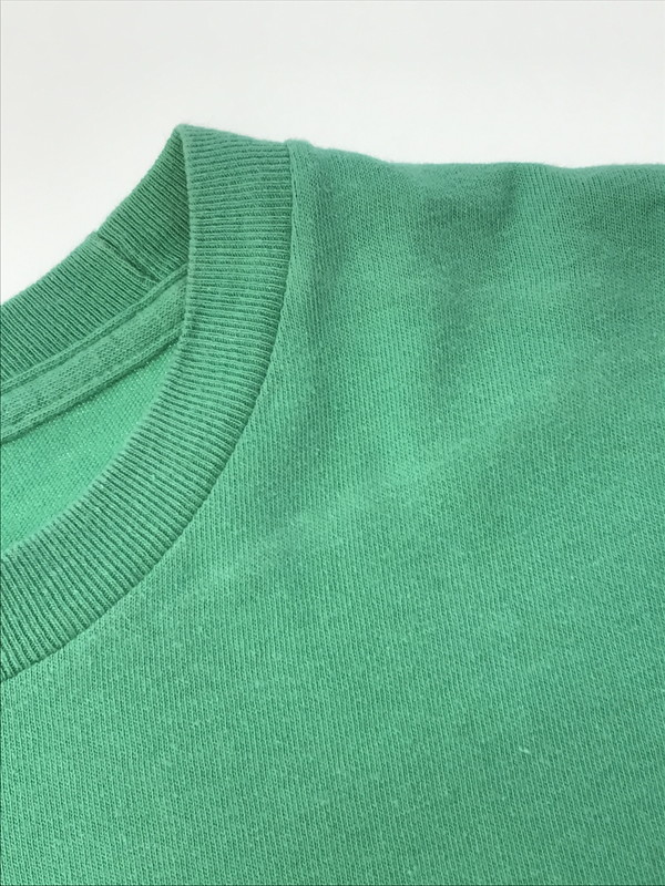 【中古品】【メンズ】 STUSSY ステューシー × ALAKAZAM アラカザム コラボ 別注 LOGO PRINT S/S T-SHIRT ロゴプリント ショートスリーブ Tシャツ 半袖 トップス 142-250128-yk-05-tag サイズ:S カラー:グリーン系 万代Net店