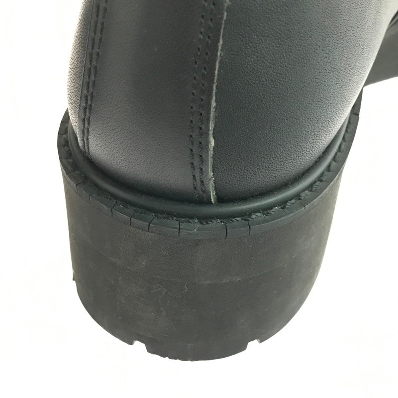 【中古品】【レディース】 KADOYA カドヤ BLACK ANKLE BOOTS ブラック アンクル ブーツ 靴 167-251025-na-06-tag サイズ:24 1/2 cm カラー:ブラック 万代Net店