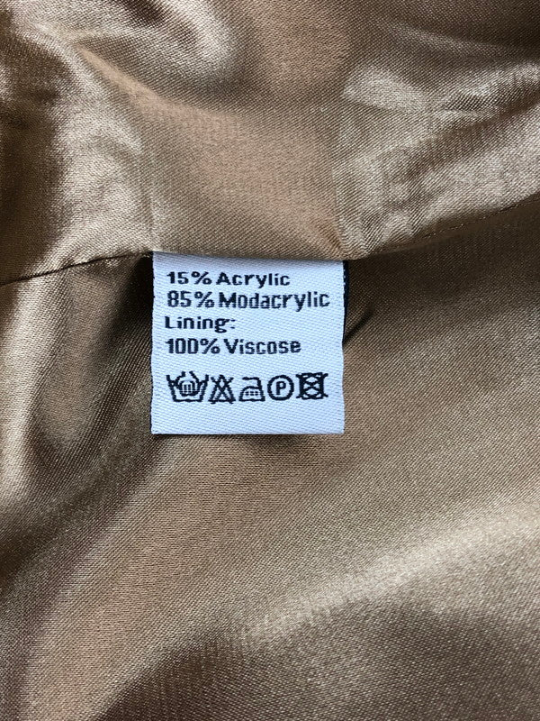 【中古美品】【レディース】 JAYLEY ジェイリー FAUX FUR NATURAL LOOKING COAT MIDI LENGTH FMACT96A-09 フェイクファー ナチュラルコート アウター ミディアム丈 169-240827-mo-7-tag サイズ:one カラー:ブラウン 万代Net店