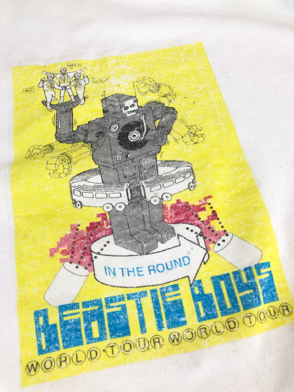 【中古品】【メンズ】 AUGUSTA SPORTSWEAR オーガスタ スポーツウェア BEASTIE BOYS WORLD TOUR ビースティ・ボーイズ ワールドツアー USA製 ラグラン Tシャツ トップス 146-240904-yk-8-tag サイズ:S カラー:WHITE/GREEN 万代Net店