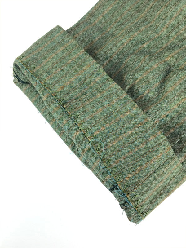 【中古品】【メンズ】 古着 70S ストライプ柄スラックス パンツ ボトムス 157-241119-SS-06-tag カラー:グリーン 万代Net店