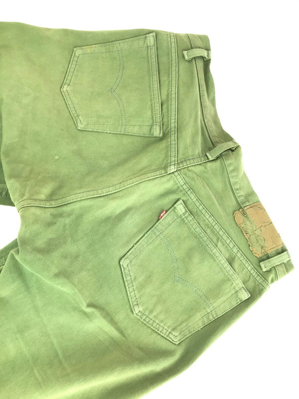 【現状渡し品】【メンズ】 Levi's リーバイス COLLAR DENIM PANTS カラーデニムパンツ ジーンズ 157-241121-hi-07-tag サイズ:なし カラー:グリーン 万代Net店