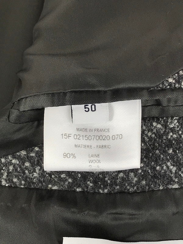 【中古品】【メンズ】 GIVENCHY ジバンシィ 15F 0215070020 070 WOOL CHESTER COAT ウールチェスターコート 141-241129-SS-03-tag サイズ:50 カラー:グレー 万代Net店