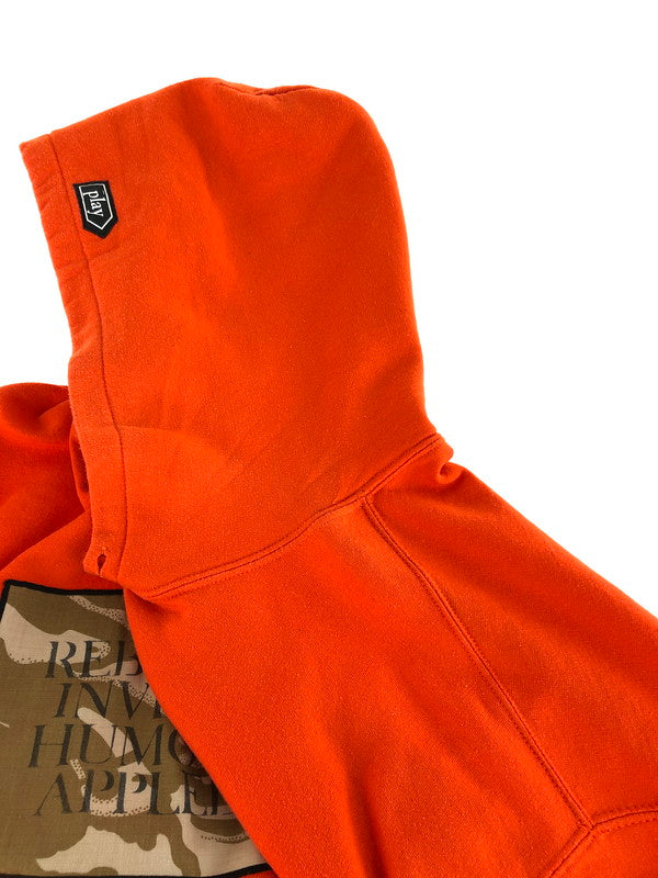 【中古品】【メンズ】 APPLEBUM アップルバム CAMO STENCIL HOODIE カモステンシルフーディー 142-260107-rt-02-tag カラー:オレンジ 万代Net店