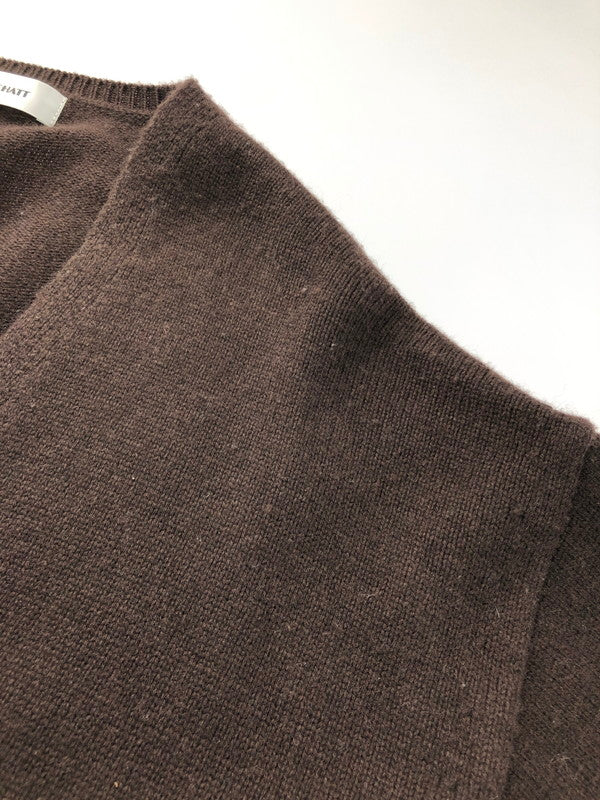 【中古品】【レディース】 MACHATT マチャット V NECK KNIT Vネックニット セーター 170-250106-hi-39-tag サイズ:なし カラー:ブラウン 万代Net店
