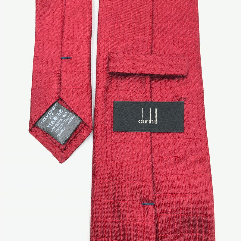 【中古美品】【メンズ】 SILK NECKTIE シルク ネクタイ スーツ小物 服飾雑貨 208-250109-hi-35-tag カラー:レッド 万代Net店