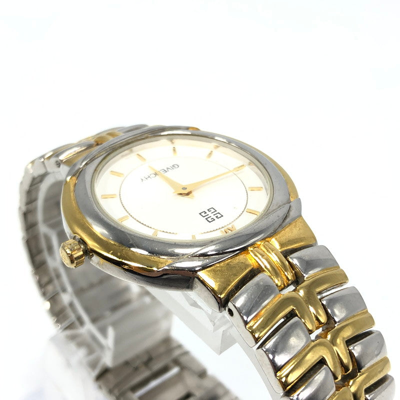 【中古品】【レディース】 GIVENCHY ジバンシィ WRISTWATCH リストウォッチ アナログ クォーツ 腕時計 197-250311-yk-18-tag カラー:シルバー/ゴールド 万代Net店