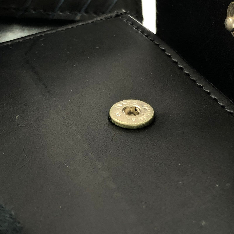 【中古品】【メンズ】 BRIZEL ブライゼル COMPACT WALLET BTR6001-102 コンパクトウォレット 牛革 二つ折り財布 200-250124-yk-10-tag カラー:ブラック 万代Net店