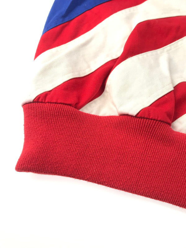 【現状渡し品】【メンズ】 adidas アディダス 80's BUNDESLIGA BAYERN MUNICH COTTON PULLOVER 80年代 ブンデスリーガ バイエルン ミュンヘン コットン プルオーバー トップス 146-250216-na-01-tag サイズ:US:S カラー:ブルー/レッド 万代Net店