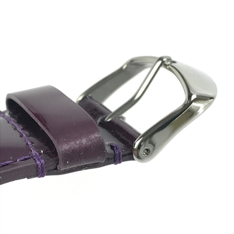 【中古品】【メンズ】 muta ムータ WRIST WATCH MU-1104SS リストウォッチ デイト クォーツ 腕時計 198-250323-hi-10-tag カラー:パープル 万代Net店