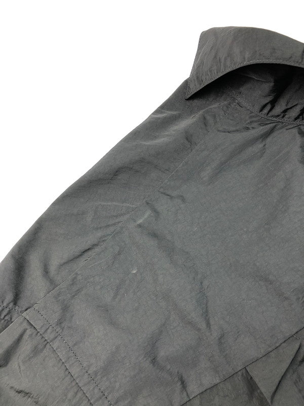 【中古品】【メンズ】 PSEUDOS シュードス NYLON SHIRTS 221PSE005 ナイロンシャツ 長袖シャツ トップス 147-250227-ki-10-tag サイズ:2 カラー:ブラック 万代Net店