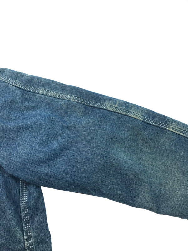 【中古品】【メンズ】 MONTGOMERY WARD モンゴメリーワード 60's-70's BLANKET LINER DENIM COVERALLS 60-70年代 ブランケットライナー デニムカバーオール デニムジャケット 茶タグ アウター 146-250228-hi-21-tag サイズ:48 カラー:インディゴ 万代Net店