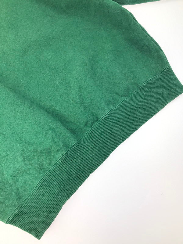 【中古品】【メンズ】 XLARGE エクストララージ STRIPED SLEEVE TEAM LOGO CREWNECK SWEAT 101223012007 ストライプスリーブ チームロゴスウェット トレーナー 142-250228-hi-12-tag サイズ:M カラー:グリーン 万代Net店