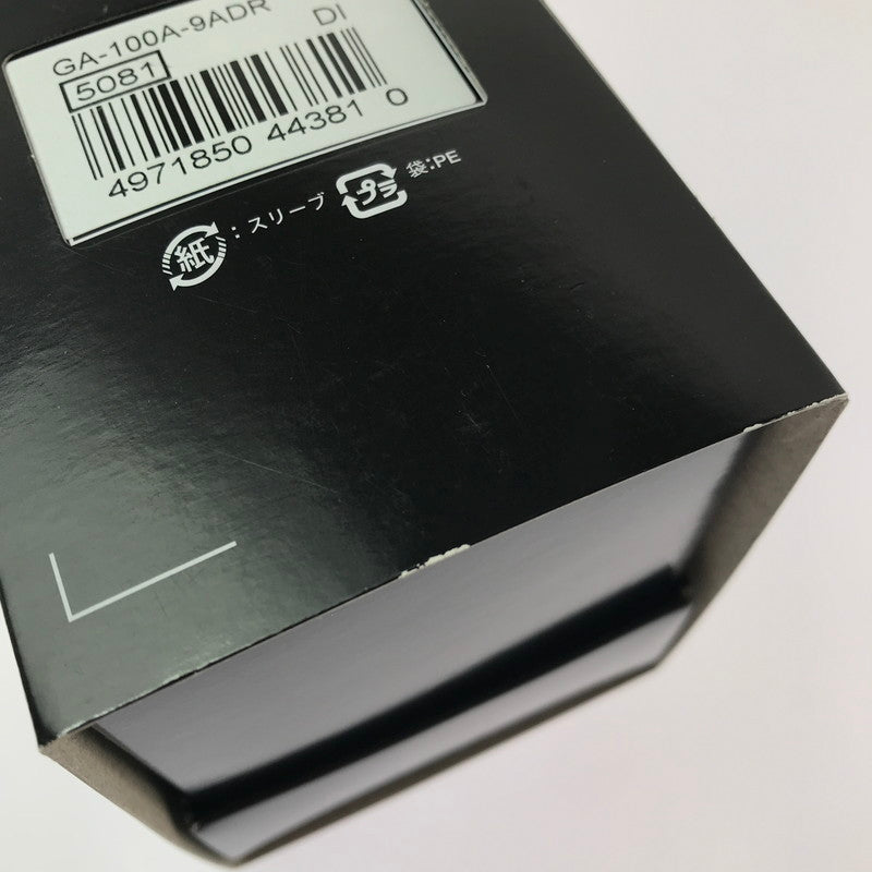 【中古美品】【メンズ】 G-SHOCK ジーショック ANALOG-DIGITAL GA-100A-9ADR アナログ デジタル クォーツ 腕時計 196-260827-AS-18-hon カラー:イエロー 万代Net店