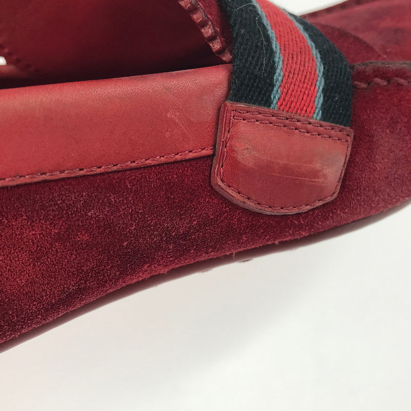 【中古品】【メンズ】 SUEDE LOAFERS スエードローファー ドライビングシューズ 靴 179-250403-yk-09-tag カラー:レッド 万代Net店