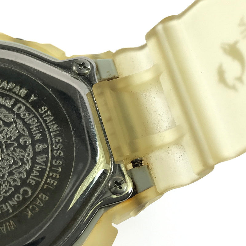 【中古品】【メンズ】 CASIO カシオ G-SHOCK DIGITAL DW-6900K-8BT ジーショック デジタル イルクジ クォーツ 腕時計 196-250410-yk-14-tag カラー:クリアホワイト 万代Net店