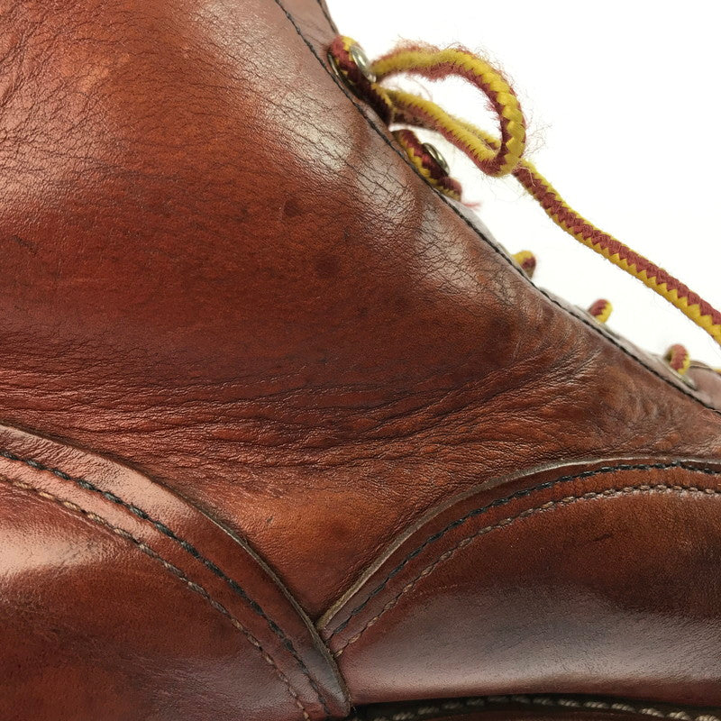 【中古品】【メンズ】 RED WING レッドウィング LINEMAN BOOTS 2907 ラインマンブーツ レースアップブーツ シューズ 靴 164-250415-yk-36-tag サイズ:US8D カラー:ブラウン 万代Net店